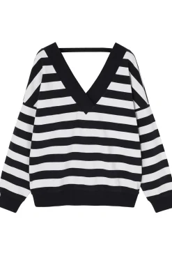 BAWEŁNIANA BLUZA W PASKI - NEKO
