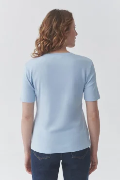 BAWEŁNIANY T-SHIRT DAMSKI — KIRI 1
