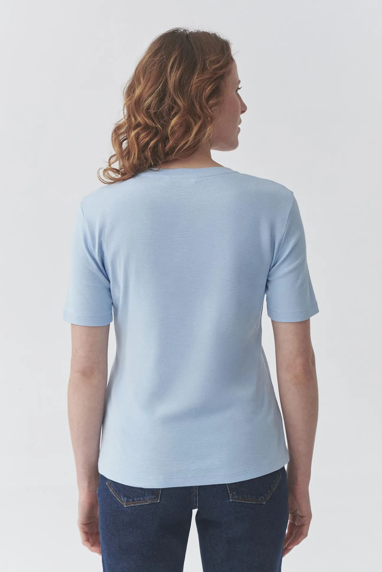 BAWEŁNIANY T-SHIRT DAMSKI — KIRI 1