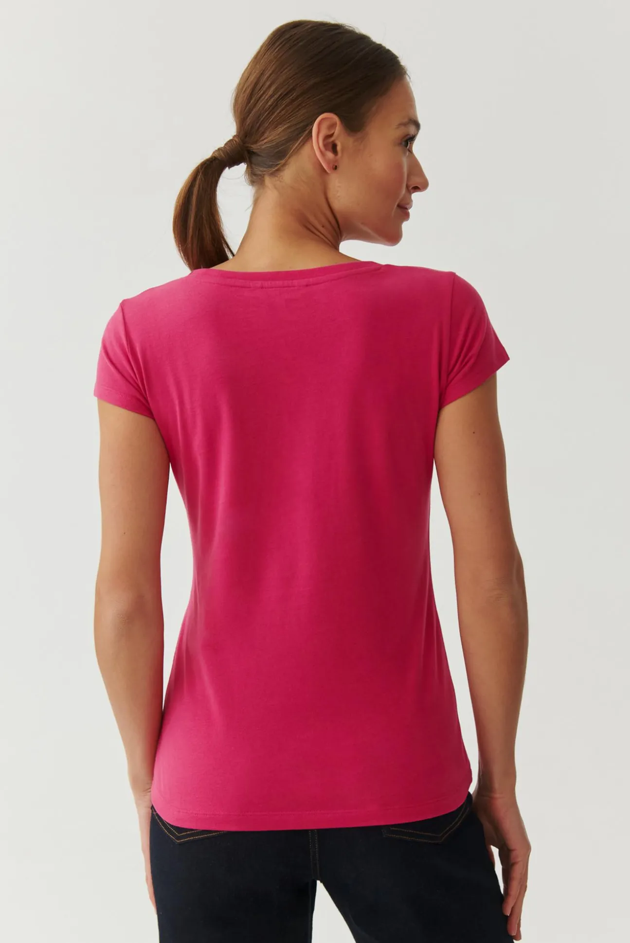 BAWEŁNIANY T-SHIRT DAMSKI - ANTONIA 1
