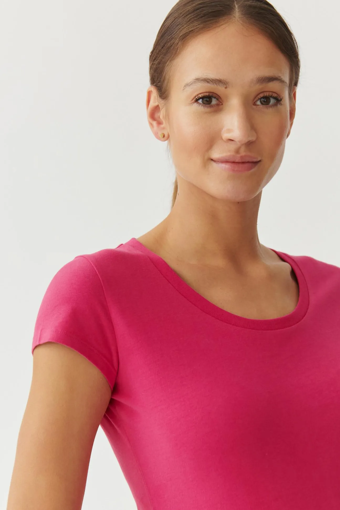 BAWEŁNIANY T-SHIRT DAMSKI - ANTONIA 1