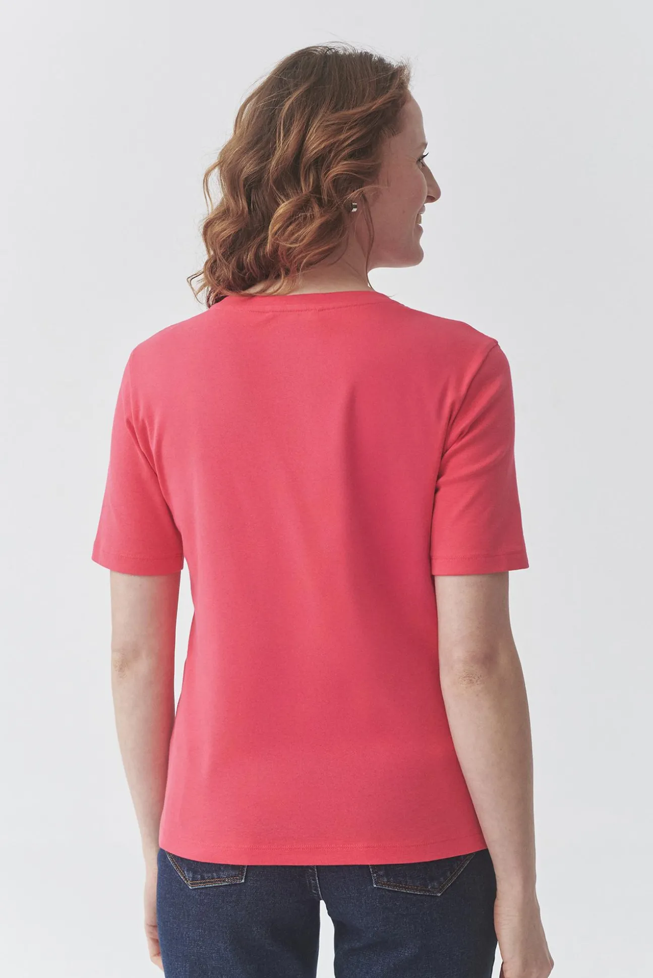 BAWEŁNIANY T-SHIRT DAMSKI — KIRI 1