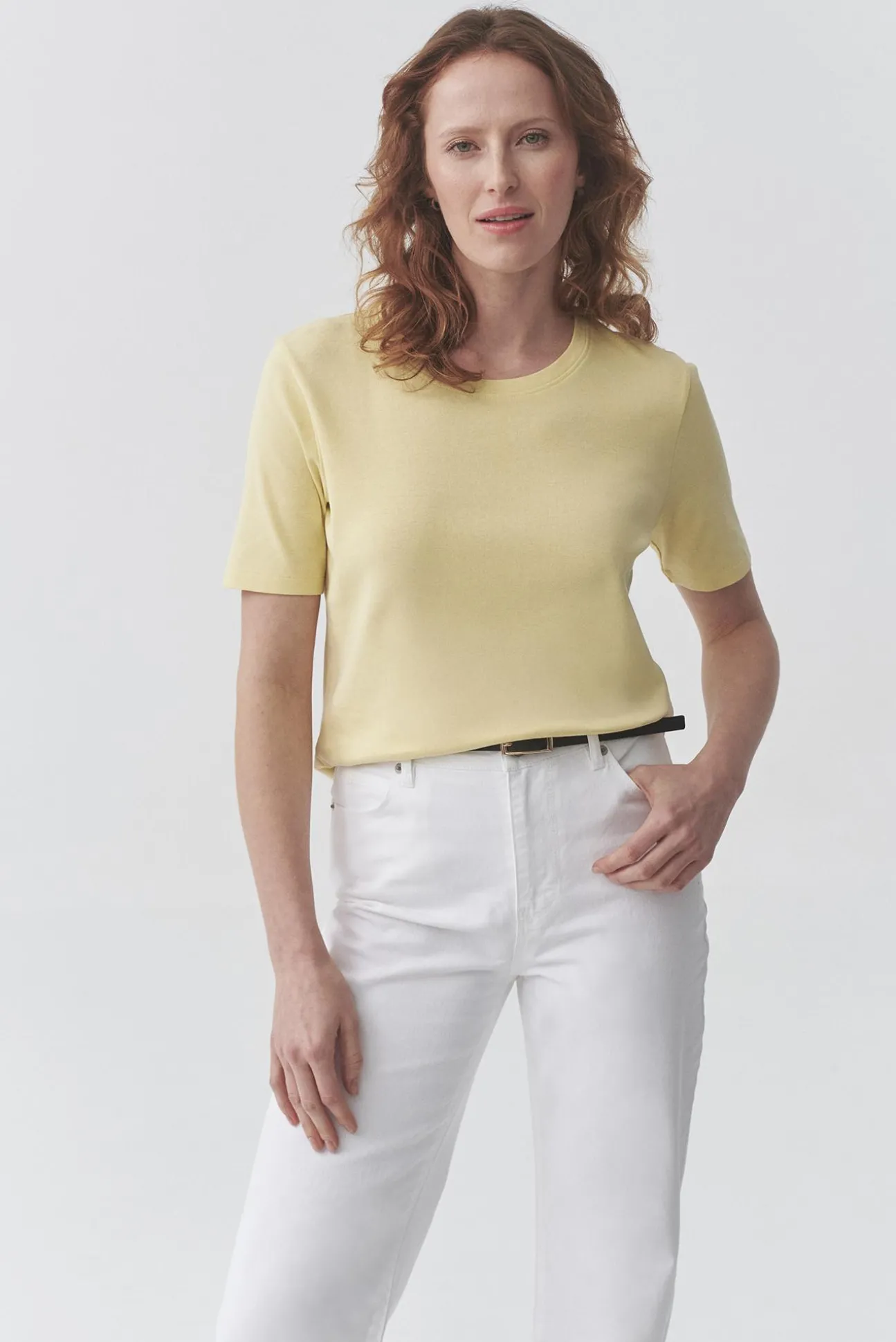 BAWEŁNIANY T-SHIRT DAMSKI — KIRI 1