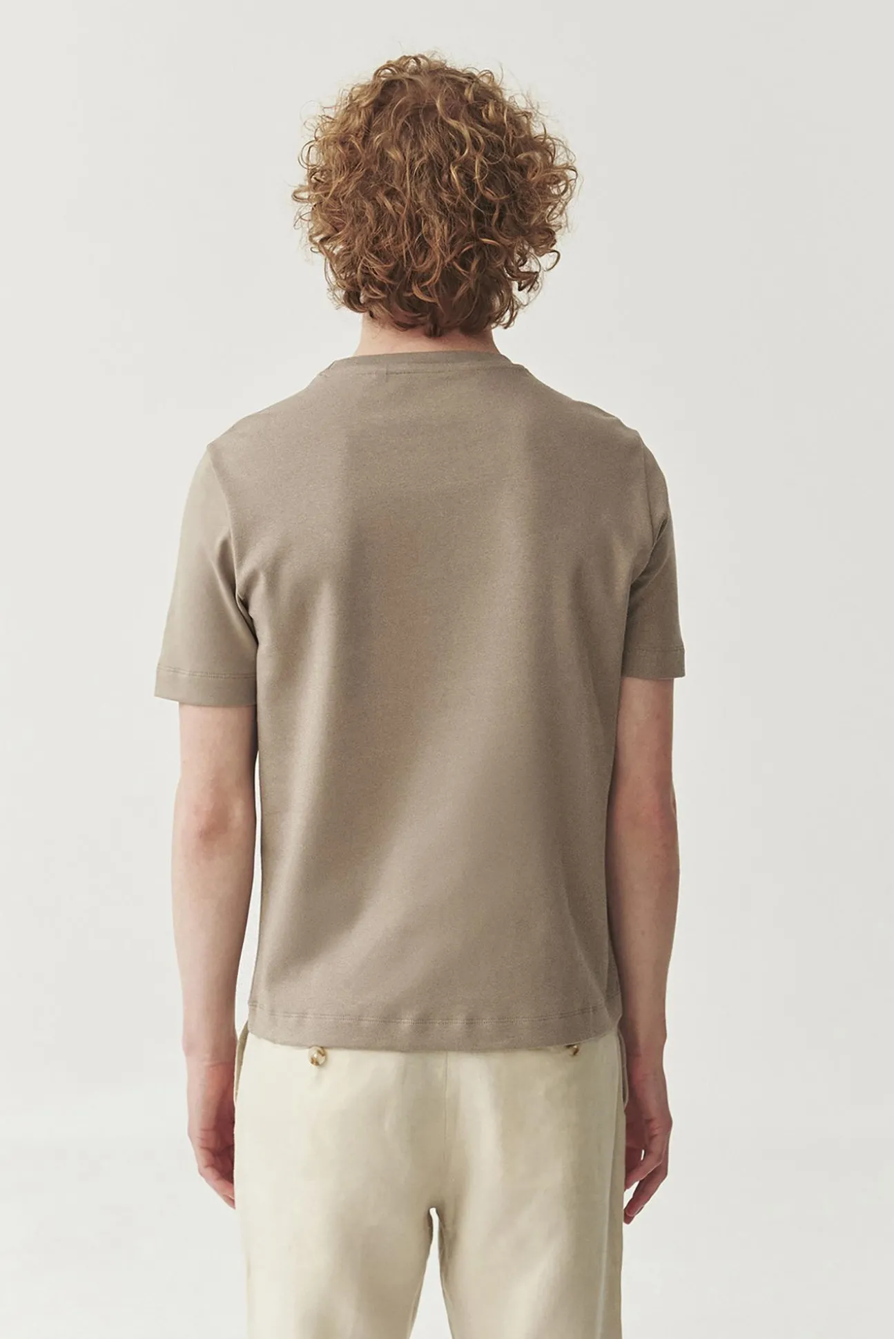 BAWEŁNIANY T-SHIRT MĘSKI — IAN