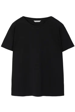 BAWEŁNIANY T-SHIRT OVERSIZE — CARLA