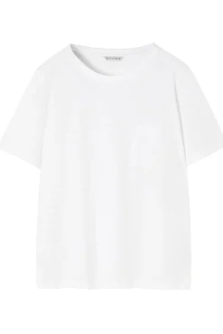 BAWEŁNIANY T-SHIRT Z KIESZONKĄ - DELQI