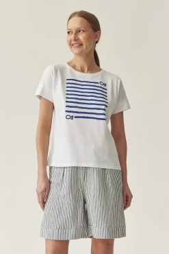 BAWEŁNIANY T-SHIRT Z NADRUKIEM - MONKI 1