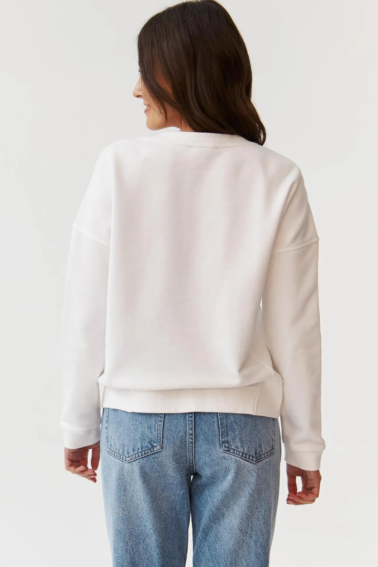 BLUZA DAMSKA Z HAFTOWANYM NAPISEM - GINGER