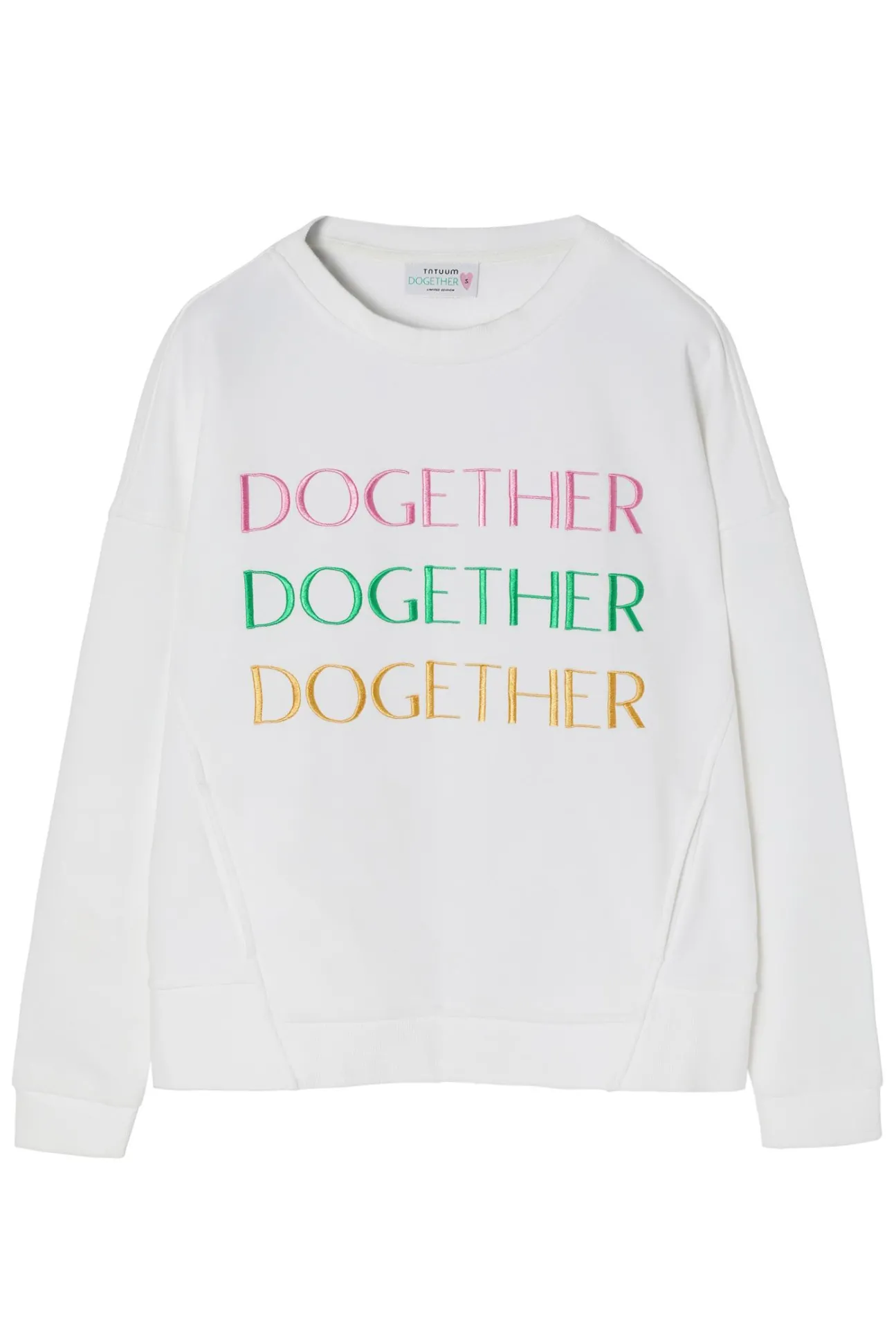 BLUZA DAMSKA Z HAFTOWANYM NAPISEM - GINGER