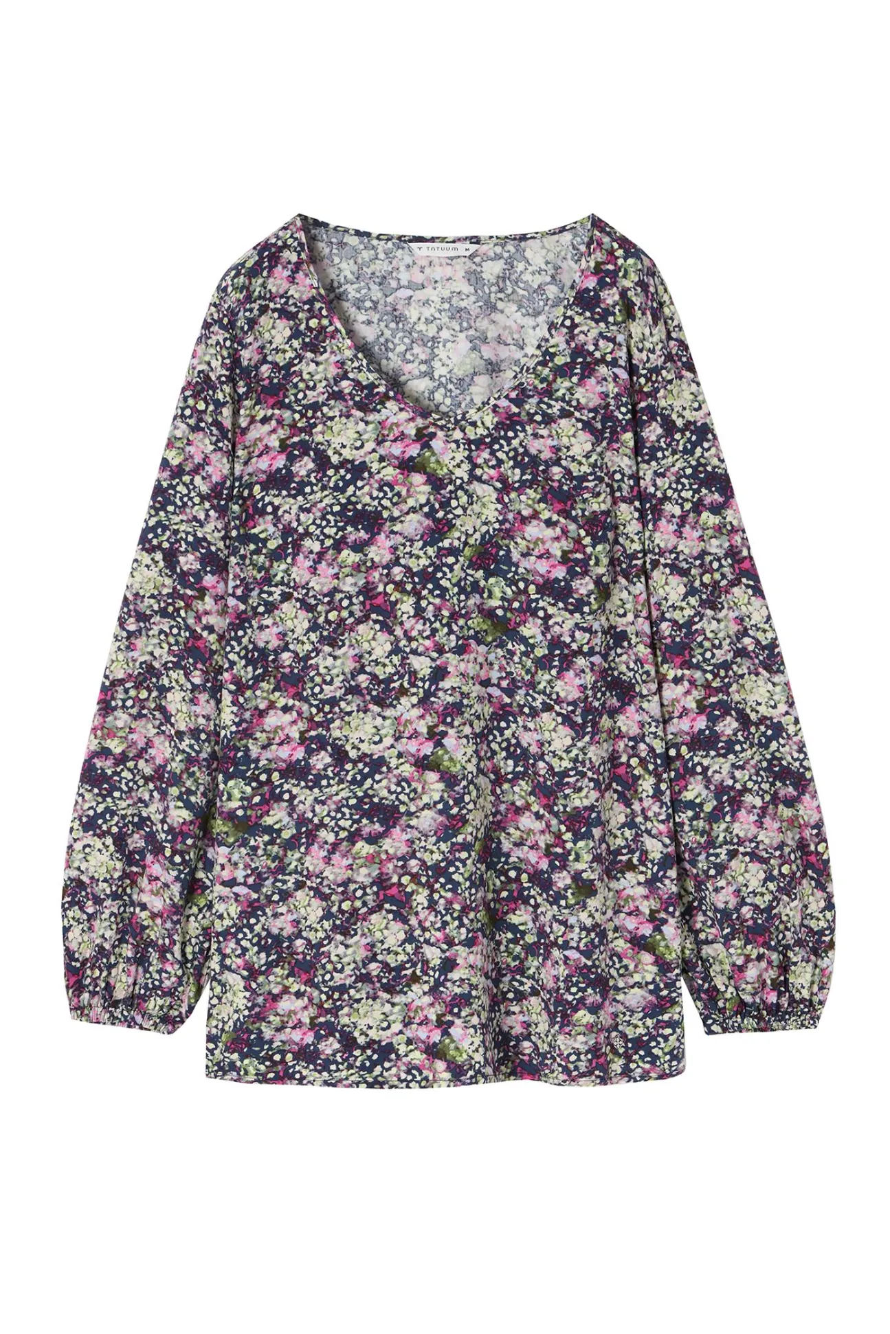 BLUZKA DAMSKA W PRINT KWIATOWY LINALIA