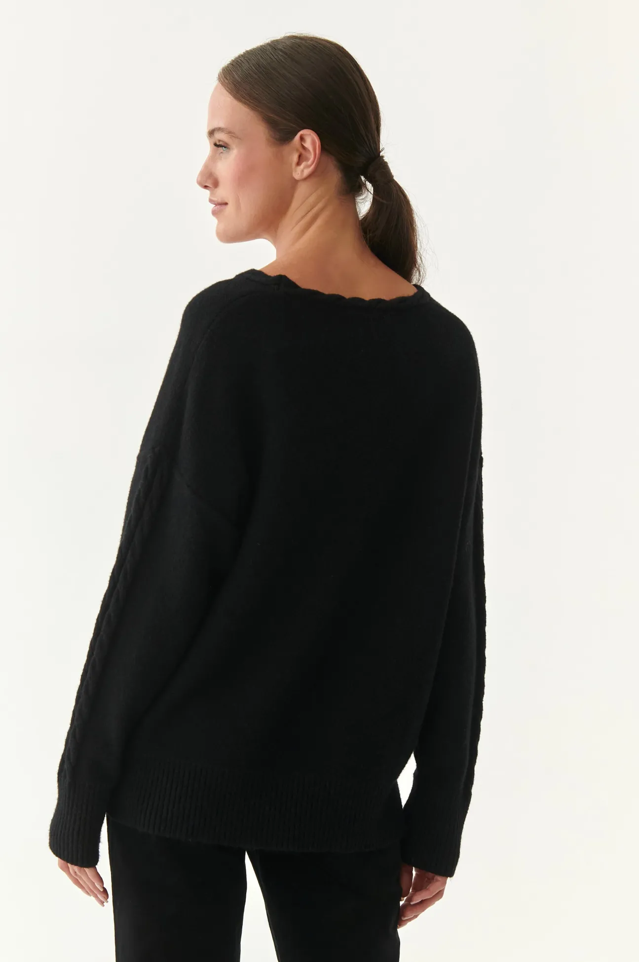 CIENKI SWETER DAMSKI POLI