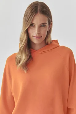 DAMSKA BLUZA RAGLANOWA Z KAPTUREM - VIOLETTA