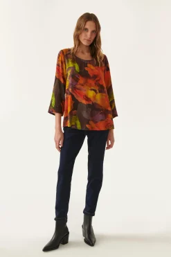 DAMSKA BLUZKA W PRINT AFINAMIA