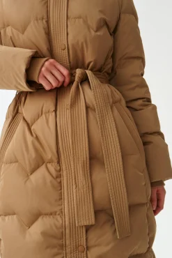 DAMSKI PŁASZCZ PUCHOWY Z ODPINANYM KAPTUREM GORTO