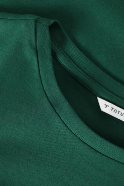 DAMSKI T-SHIRT BOXY Z KRÓTKIM RĘKAWEM — DELOR