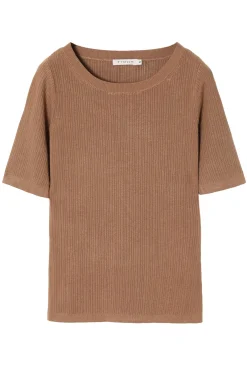 DOPASOWANY SWETER DAMSKI W PRĄŻKI - SALMIKO