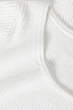 DOPASOWANY SWETER DAMSKI Z DZIANINY PRĄŻKOWANEJ - RIBA
