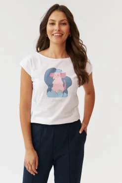 DOPASOWANY T-SHIRT DAMSKI Z MIEJSCOWYM NADRUKIEM - AMANDA 2