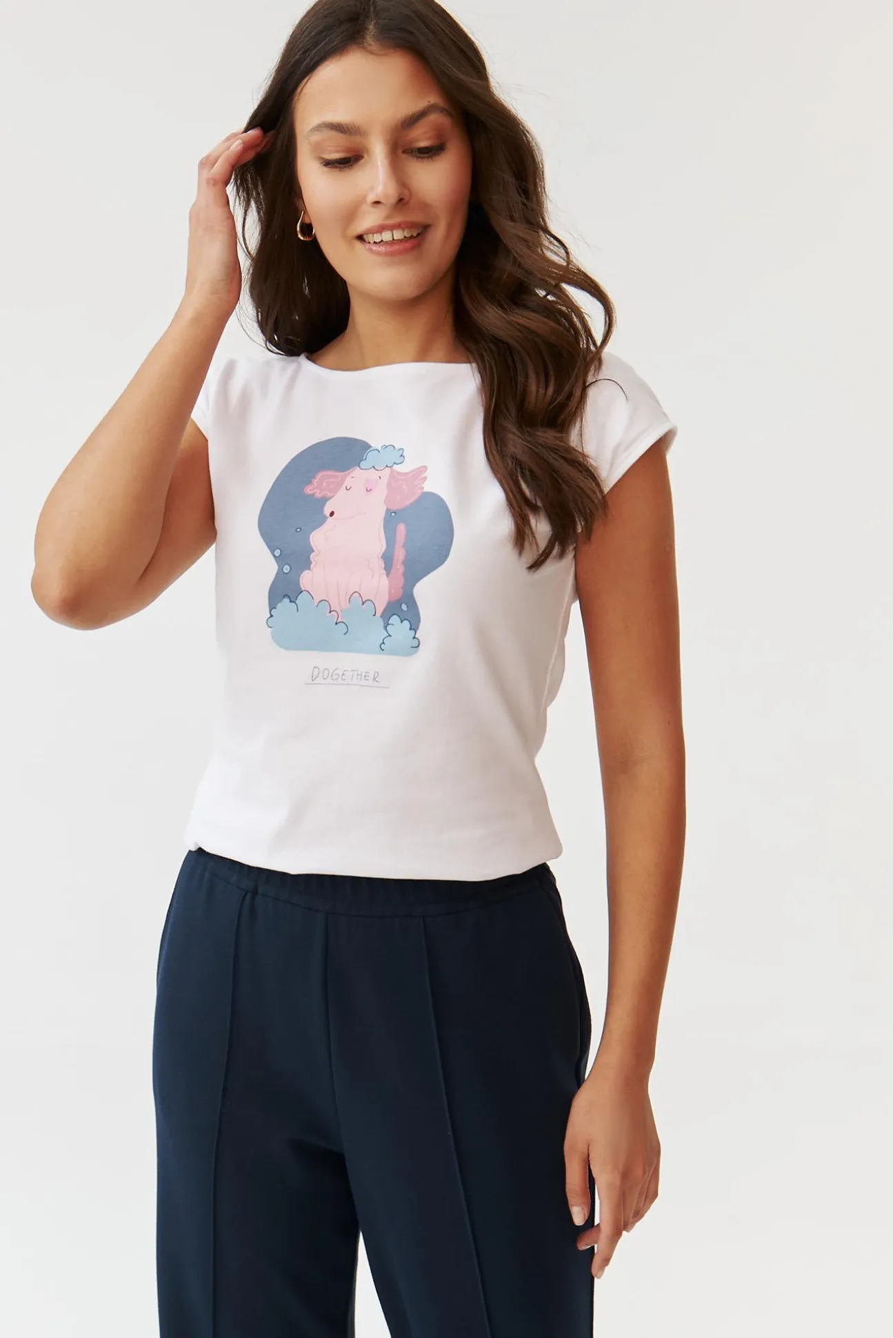 DOPASOWANY T-SHIRT DAMSKI Z MIEJSCOWYM NADRUKIEM - AMANDA 2