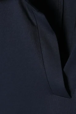 DZIANINOWA BLUZKA DAMSKA Z KOŁNIERZYKIEM - AMBRA