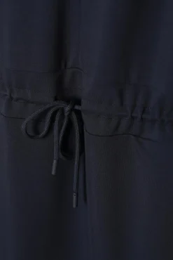 DZIANINOWA SUKIENKA MIDI Z DEKOLTEM W SEREK - MANDY