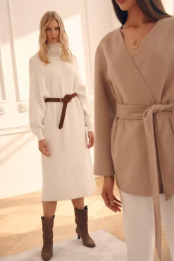DZIANINOWA SUKIENKA OVERSIZE RONESI