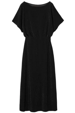 ELEGANCKA SUKIENKA MAXI Z POŁYSKUJĄCĄ PRZĘDZĄ — KATIE