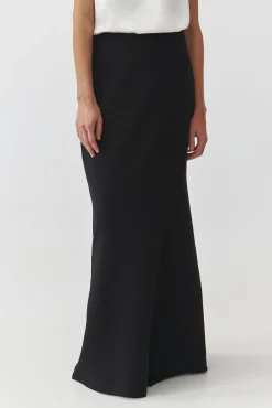 ELEGANCKA TKANINOWA SPÓDNICA MAXI — PALOMA 3