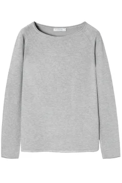 KLASYCZNY DAMSKI SWETER Z DEKOLTEM W ŁÓDKĘ - BROOKE