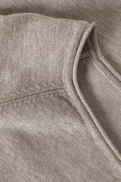 KLASYCZNY DAMSKI SWETER Z DEKOLTEM W ŁÓDKĘ - BROOKE