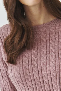 KLASYCZNY SWETER DAMSKI Z DEKOLTEM W ŁÓDKĘ — WILLOW