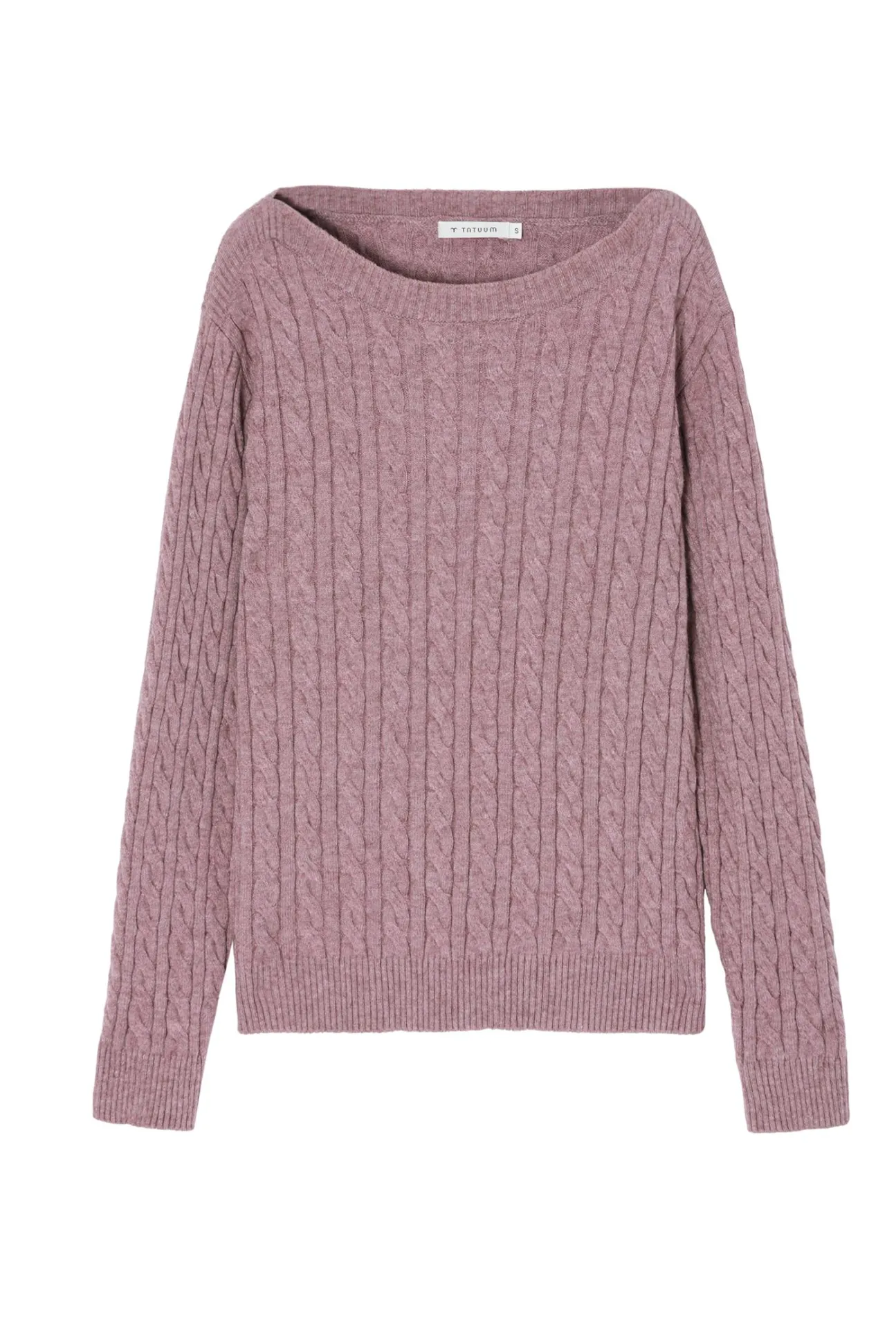 KLASYCZNY SWETER DAMSKI Z DEKOLTEM W ŁÓDKĘ — WILLOW