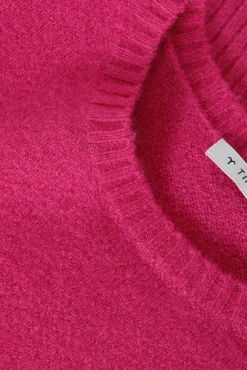 KLASYCZNY SWETER DAMSKI Z OKRĄGŁYM DEKOLTEM KOBRO