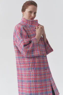 KOLOROWY PŁASZCZ OVERSIZE — MORWI