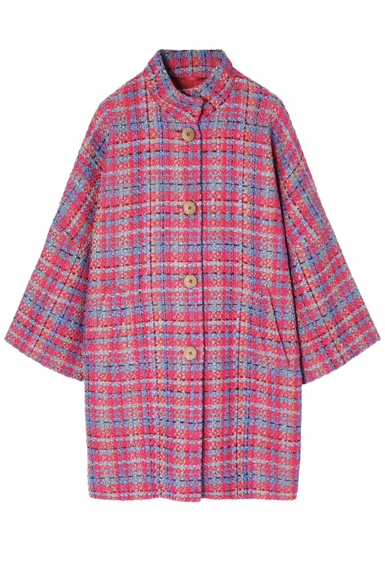 KOLOROWY PŁASZCZ OVERSIZE — MORWI