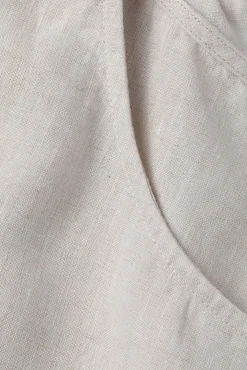 LNIANA BLUZKA O PUDEŁKOWYM KROJU OMALO