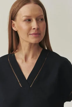 LUŹNA BLUZKA Z LNEM - SIRINA 1