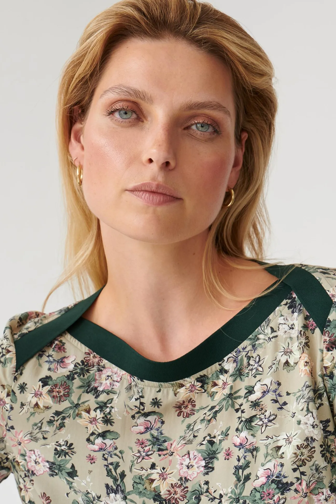 LUŹNA WZORZYSTA BLUZKA DAMSKA OSLO 1
