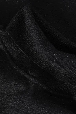 METALIZUJĄCY SWETER DAMSKI Z GOLFEM LU