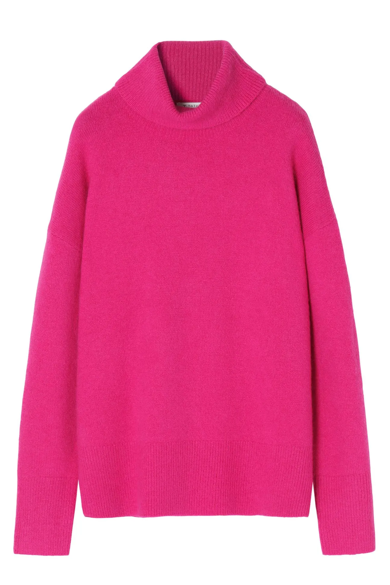 OVERSIZOWY SWETER DAMSKI Z GOLFEM WAMKO 1
