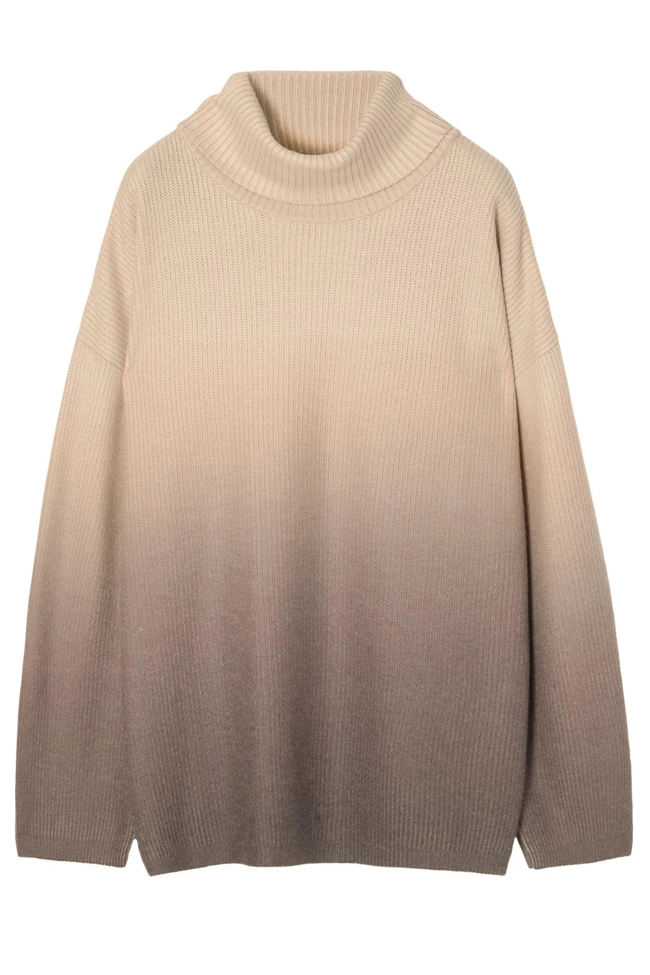 OVERSIZOWY SWETER DAMSKI Z EFEKTEM OMBRE JOSOMI