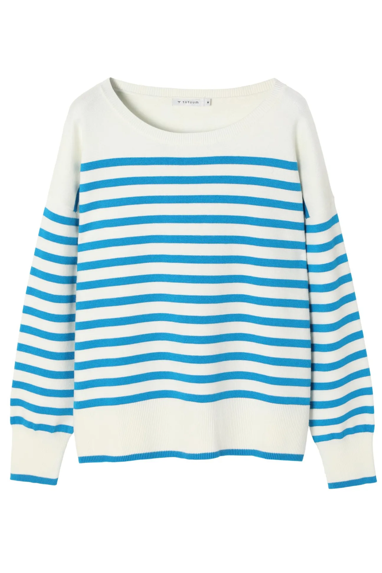 OVERSIZOWY SWETER DAMSKI W PASKI - MIRO