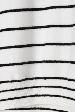 OVERSIZOWY SWETER DAMSKI W PASKI ASOKO