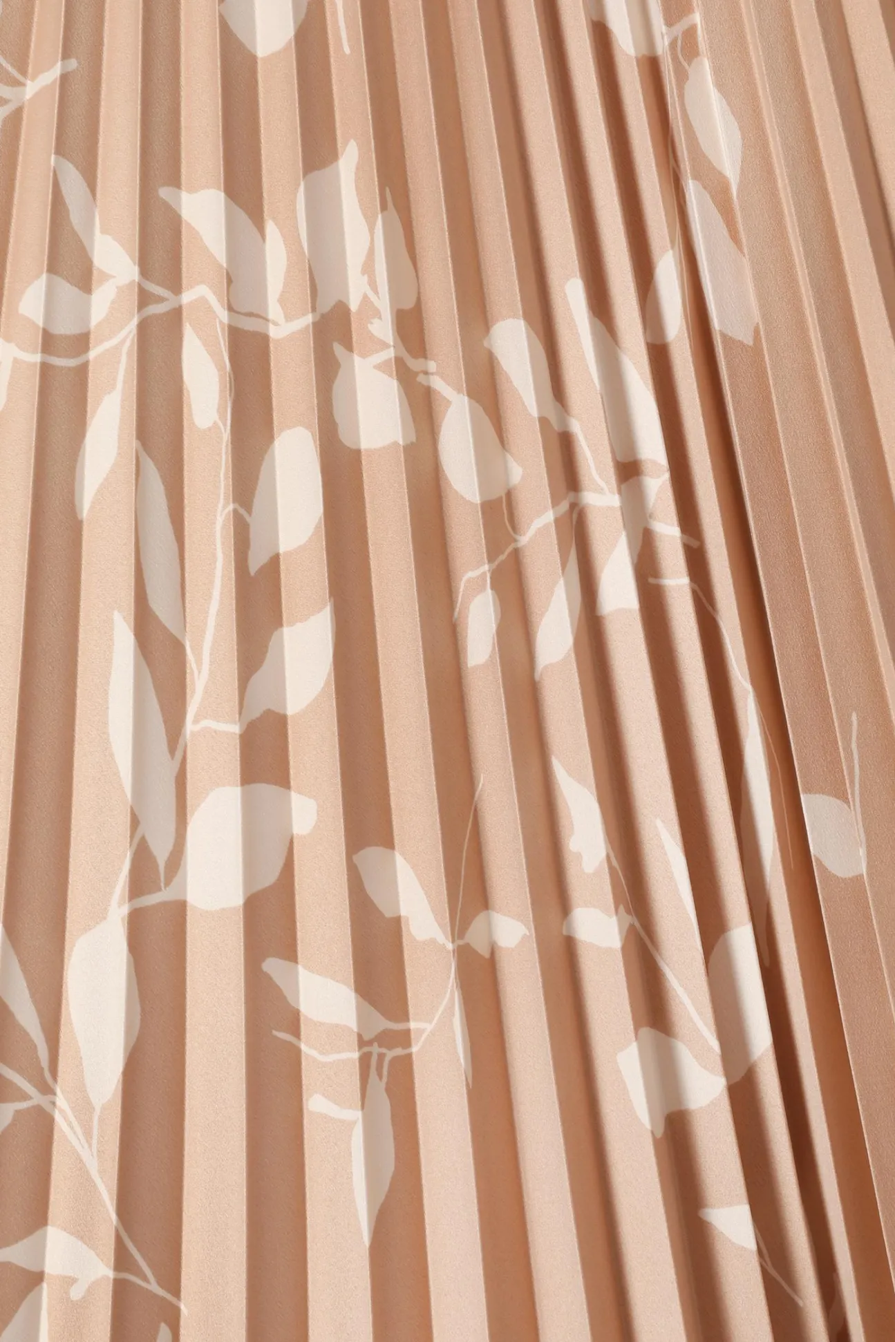 PLISOWANA SPÓDNICA W ROŚLINNY WZÓR — MIRAMA 2