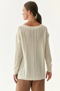 PROSTY SWETER DAMSKI Z MOHEREM MIKO