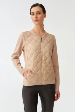 ROZPINANY SWETER DAMSKI Z PIKOWANIEM KADEKO