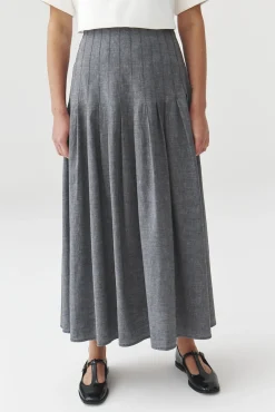 SPÓDNICA MIDI — LEO