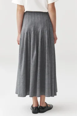 SPÓDNICA MIDI — LEO