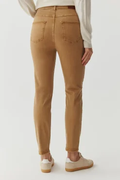 SPODNIE DAMSKIE O KROJU REGULAR FIT - ROMIKI