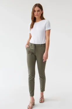 SPODNIE DAMSKIE TYPU CHINO HINO